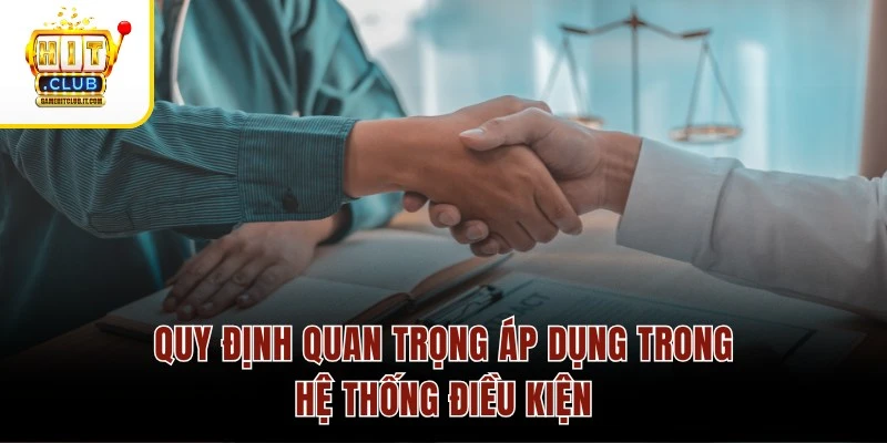 Điều Khoản và Điều Kiện Quy định quan trọng áp dụng trong hệ thống điều kiện